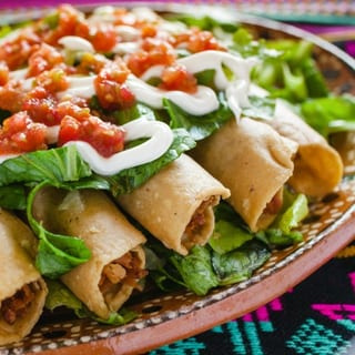 Rolled Chicken Taquitos
