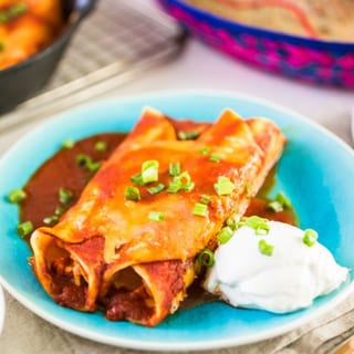 Chicken Mole Enchiladas
