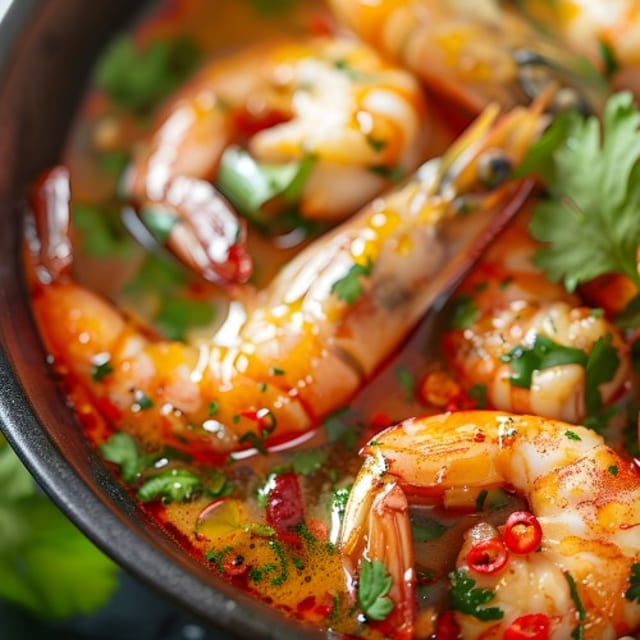 Shrimp Fajitas.